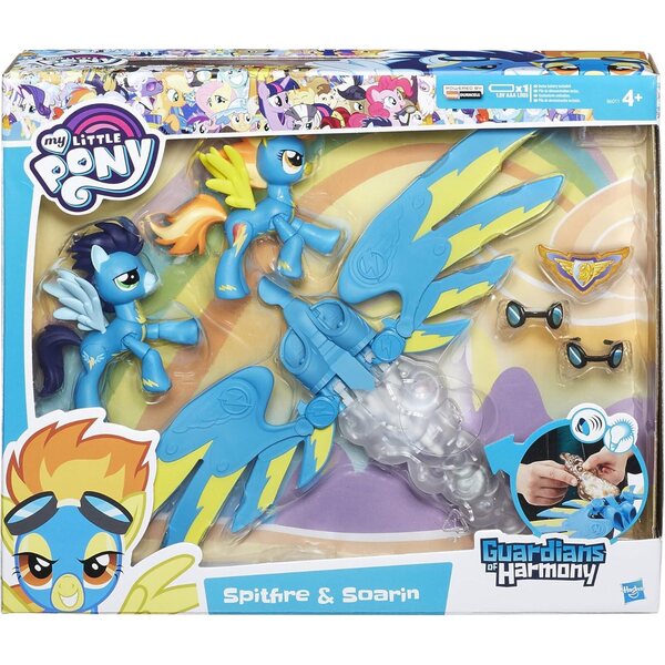 My Little Pony Guardians of Harmony Wonderbolts Sonic Boom mit Spitfire und Soarin