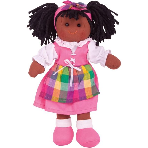 Bigjigs Toys Jess-Puppen, 28 cm, weich und sicher für Kinder ab 1 Jahr