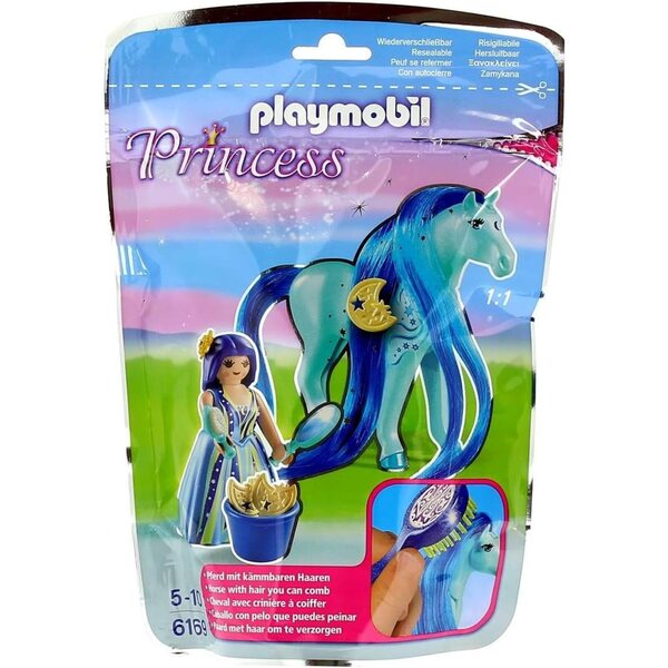 Playmobil 6169 - Principessa Bleuet con Cavallo da Spazzolare e Pettinare