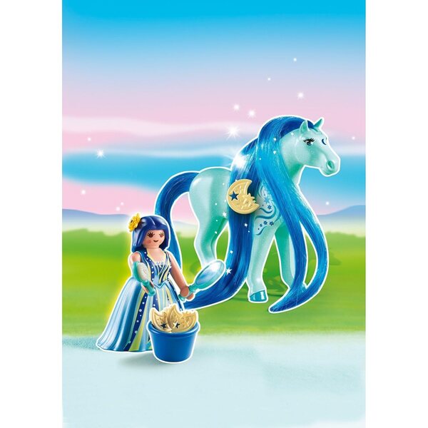 Playmobil 6169 - Principessa Bleuet con Cavallo da Spazzolare e Pettinare