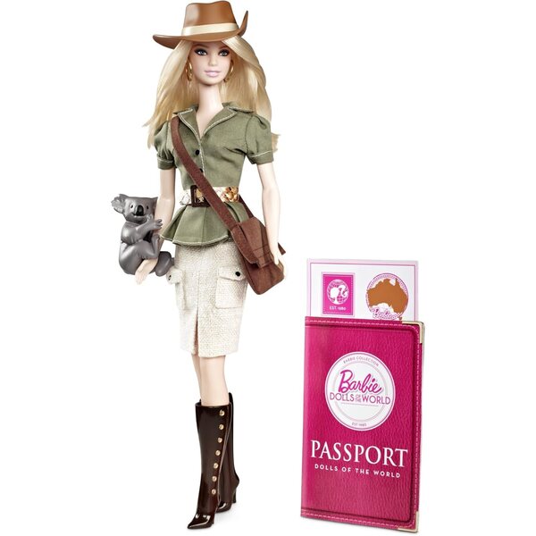 Barbie Collection Australia: Elegante Safari-Puppe mit Abenteuer-Outfit