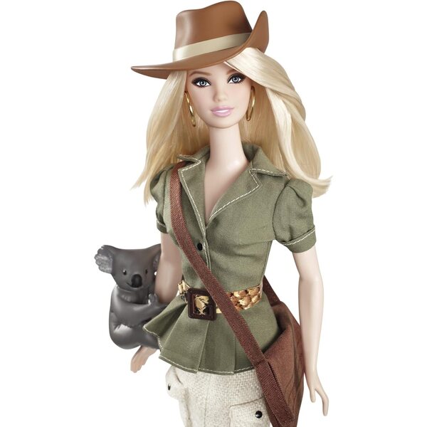 Barbie Collection Australia: Elegante Safari-Puppe mit Abenteuer-Outfit