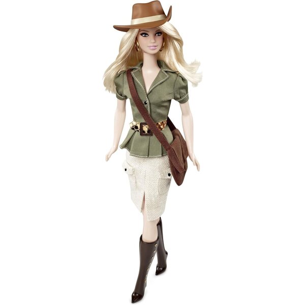 Barbie Collection Australia: Elegante Safari-Puppe mit Abenteuer-Outfit
