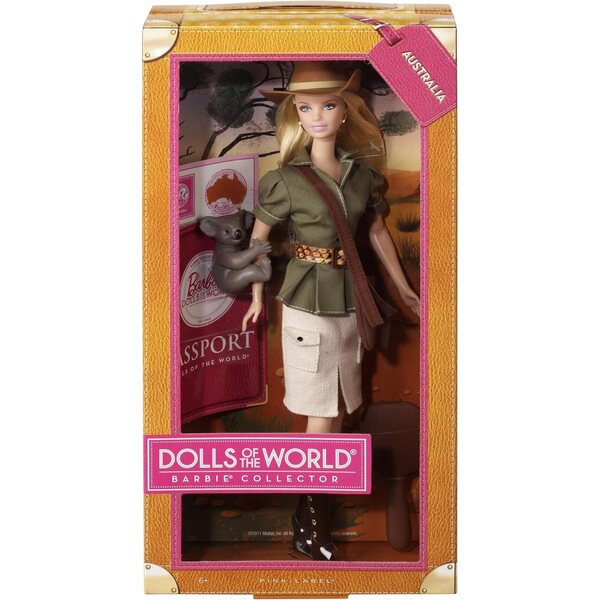Barbie Collection Australia: Elegante Safari-Puppe mit Abenteuer-Outfit