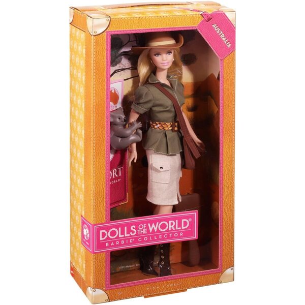 Barbie Collection Australia: Elegante Safari-Puppe mit Abenteuer-Outfit