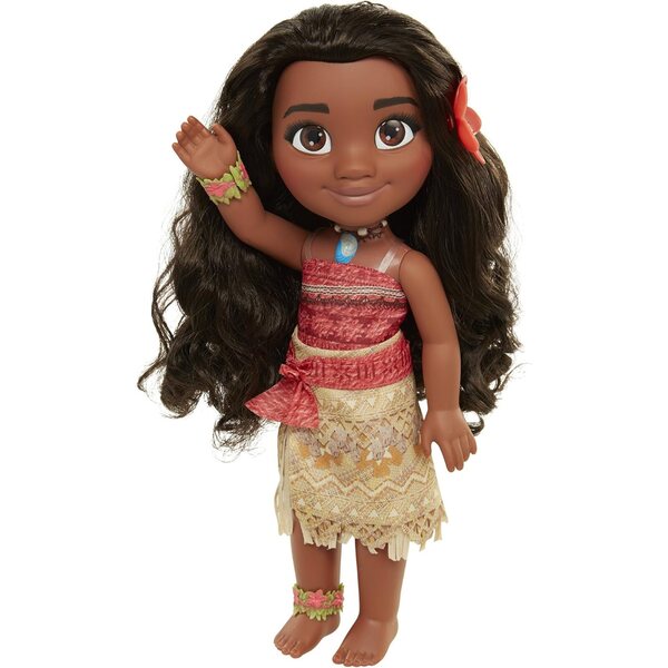 Vaiana-Puppen 38 cm mit Stangen und Zubehör – Bunte polynesische Prinzessin