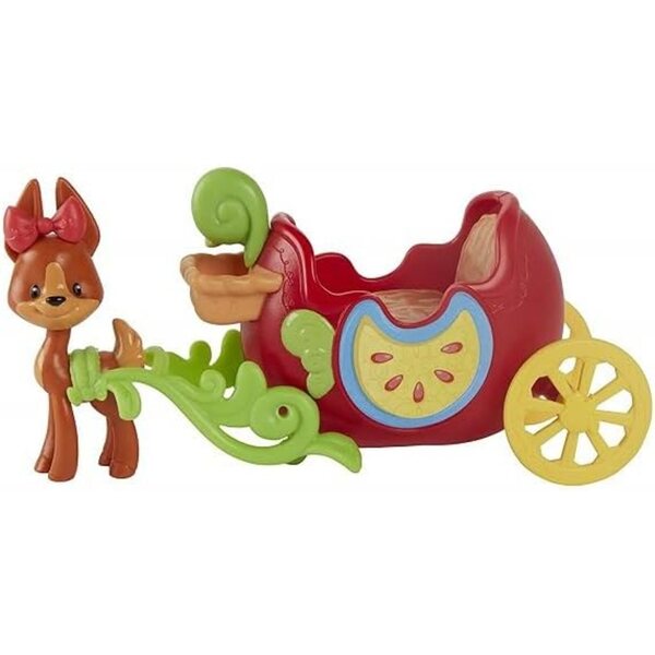 Cofanetto Mini Principessa Biancaneve con Carrozza a Forma di Mela - Bambola Disney 8 cm