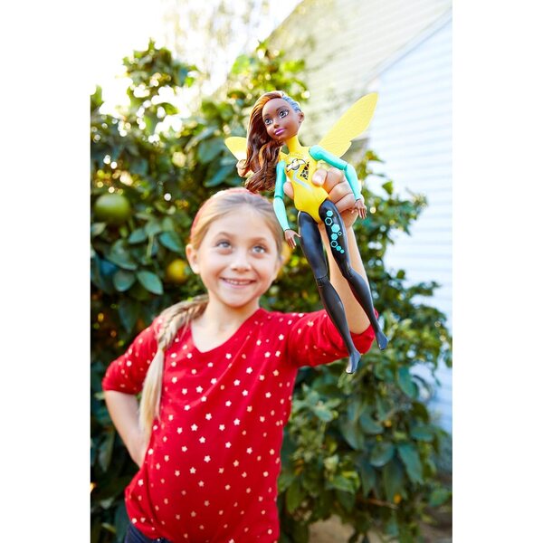 DC Super Hero Girls Bumblebee Gymnastikfigur 30,5 cm für Kinder ab 6 Jahren