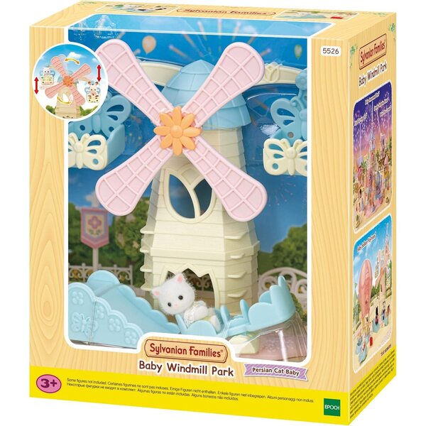 Sylvanian Families Die Kindermühle mit Perserkatze und Spielen – Spielzeugset