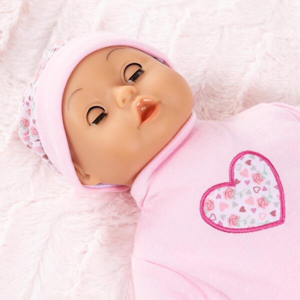 36 cm große Neugeborenenpuppe mit weichem Körper, inklusive Kleidung und Zubehör