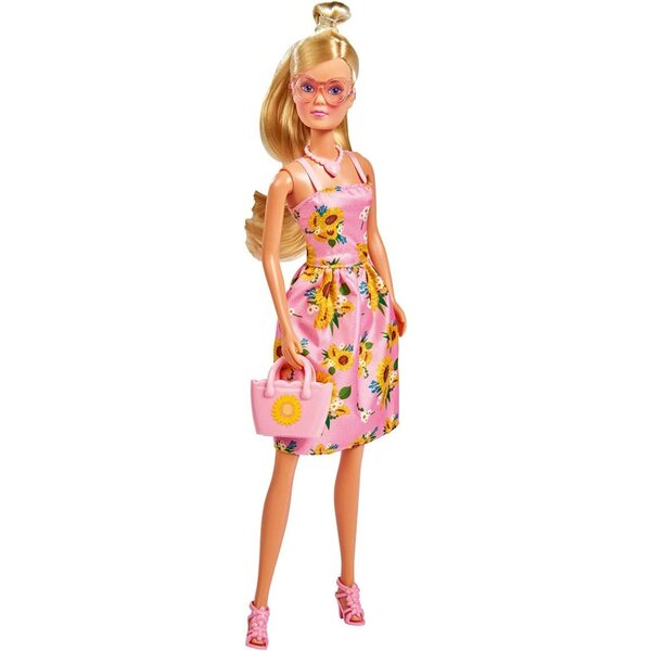 Steffi Love Sunflower 29cm: Modepuppe mit Sonnenblumen, Brille und Accessoires