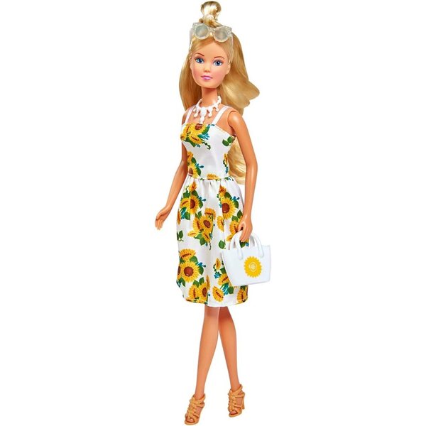 Steffi Love Sunflower 29cm: Modepuppe mit Sonnenblumen, Brille und Accessoires