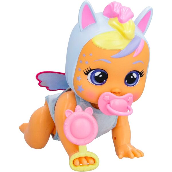 Cry Babies Crawling Jenna: interaktive Puppe, die krabbelt und echte Tränen weint