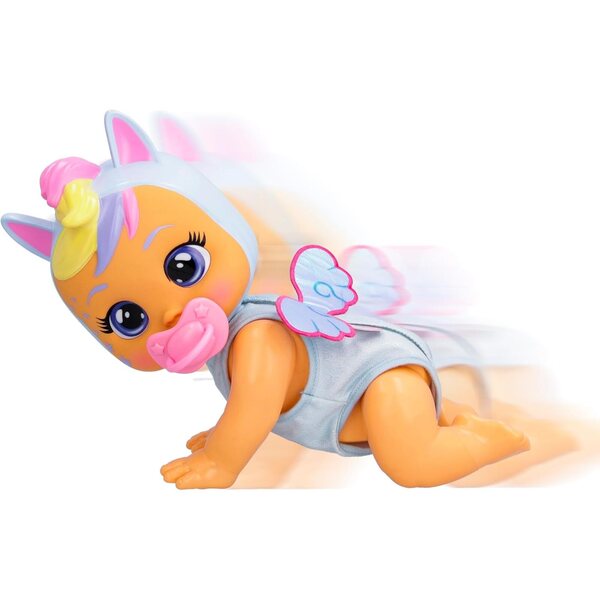 Cry Babies Crawling Jenna: interaktive Puppe, die krabbelt und echte Tränen weint