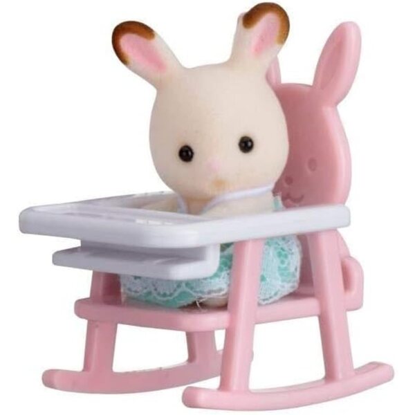 Sylvanian Families Babykoffer Hase mit Hochstuhl Mehrfarbig 3+