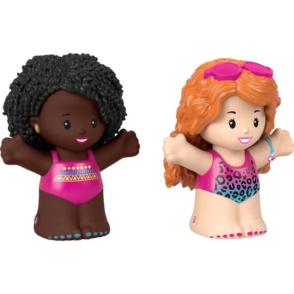 Fisher-Price Little People Barbie mit 2 Charakteren für Vorschulspiel ab 18 Monaten