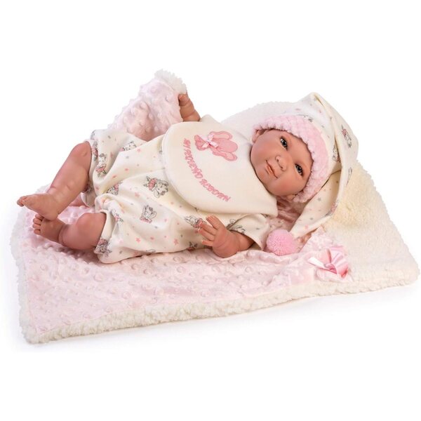 Muñecas Berbesa Ma Petite Renaissance – Reborn-Puppe 45 cm mit weichem Stoffkörper