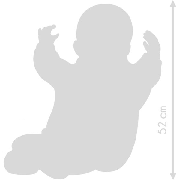 Muñecas Berbesa Ma Petite Renaissance - Bambola Reborn 45 cm con Corpo in Tessuto Morbido
