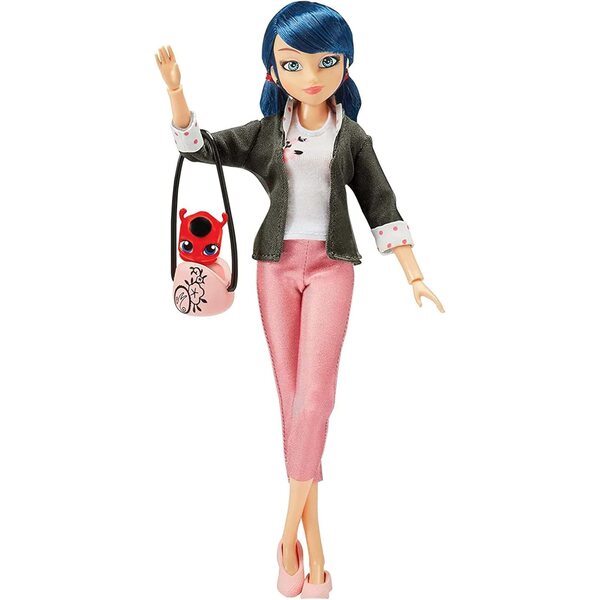 Pupazzo Marinette Miraculous 26 cm con accessori e articolazioni posa-gioco