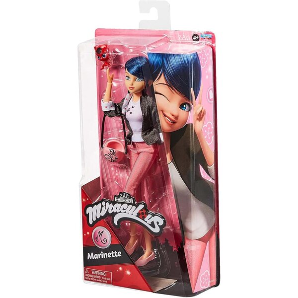 Pupazzo Marinette Miraculous 26 cm con accessori e articolazioni posa-gioco
