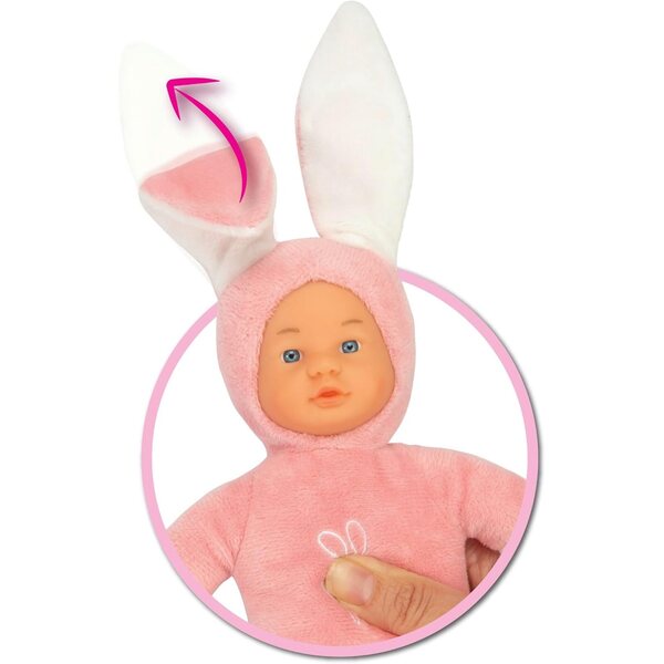 Laura Funny Bunny: 24 cm große interaktive Hasenpuppen für Kinder ab 12 Monaten