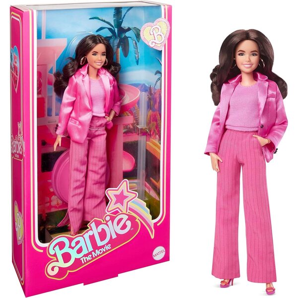 Barbie The Movie Set di 3 abiti iconici con sciarpe e accessori, bambola non inclusa