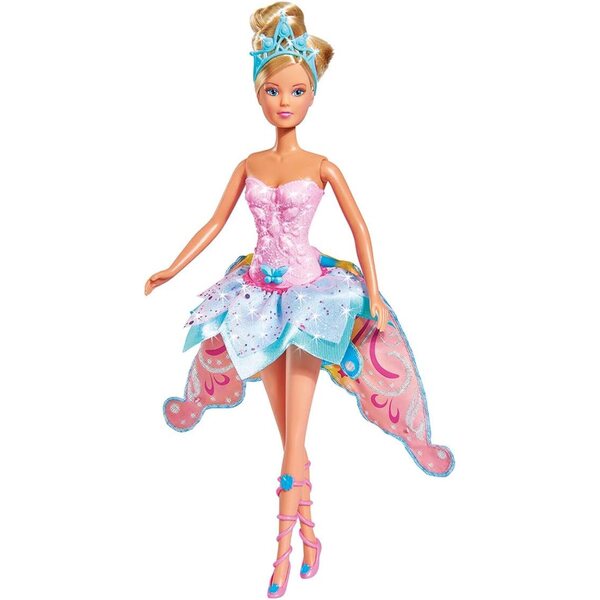 Steffi Love Flying Fairy von Simba, Feenpuppe mit funkelnden Flügeln 29 cm