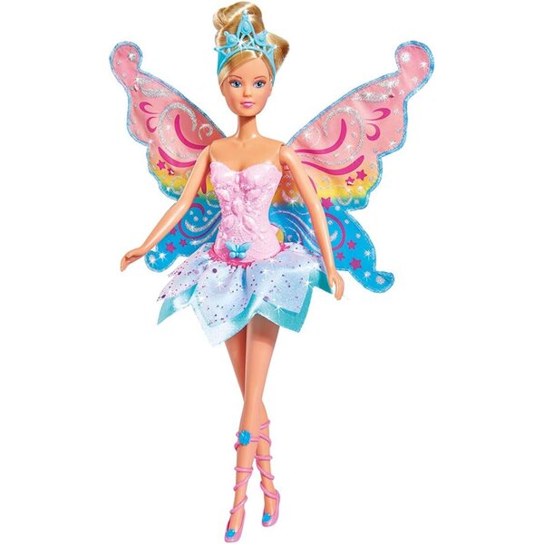 Steffi Love Flying Fairy von Simba, Feenpuppe mit funkelnden Flügeln 29 cm