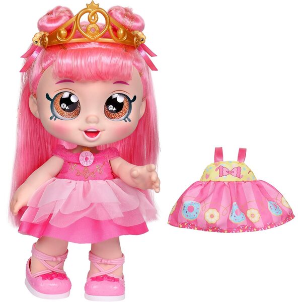 Kindi Kids Donatina Prinzessin mit 2 austauschbaren Kleidern für Kinder von 3–5 Jahren