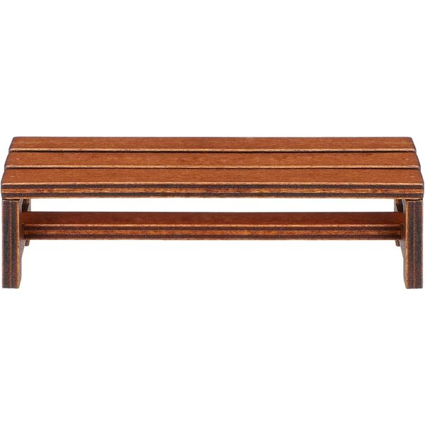 Panca in Legno Miniatura per Case delle Bambole 2 pezzi - Accessori Decorativi Retrò