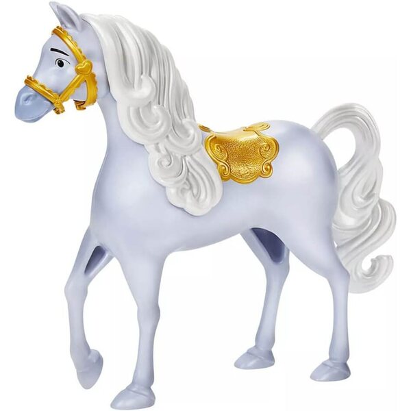 Disney F2631 Set Principessa Cenerentola con Cavallo, 2 Bambole Facili da Pulire