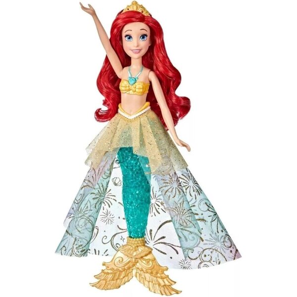 Disney Princess Ariel Ocean Lights 30 cm – Leuchtende Meerjungfrau mit beleuchtetem Schwanz für Mädchen