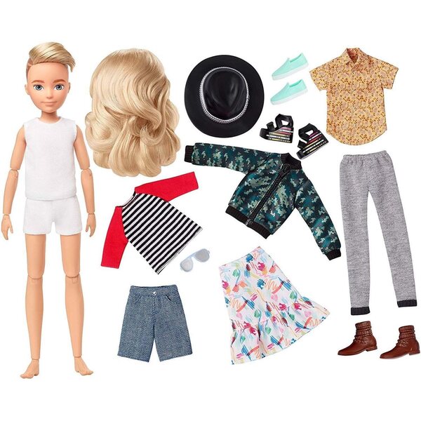Creatable Mattel 29,94 cm große Puppen mit blonden Haaren und Zubehör für Kinder ab 6 Jahren
