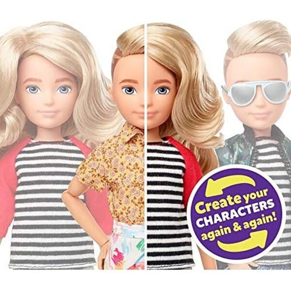Creatable Mattel 29,94 cm große Puppen mit blonden Haaren und Zubehör für Kinder ab 6 Jahren