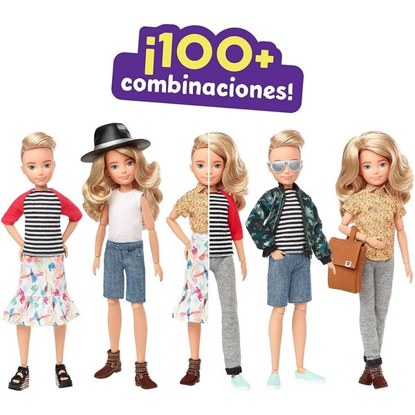 Creatable Mattel 29,94 cm große Puppen mit blonden Haaren und Zubehör für Kinder ab 6 Jahren