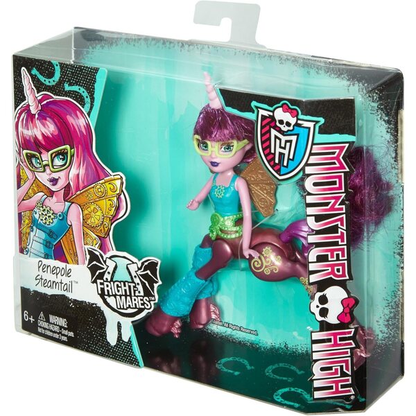 Monster High Fright Mares Penepole Steamtail - Figura Centauro Farfalla 15,2 cm