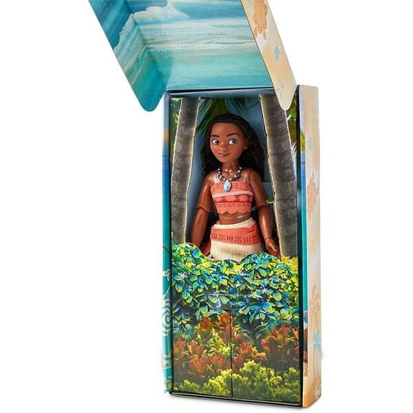 Moana Disney Puppe 26,5 cm mit Zubehör und klassischem Kleid für Kinder ab 3 Jahren