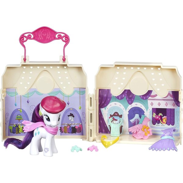 My Little Pony Rarity Dress Shop: Modespielset mit lustigen Accessoires