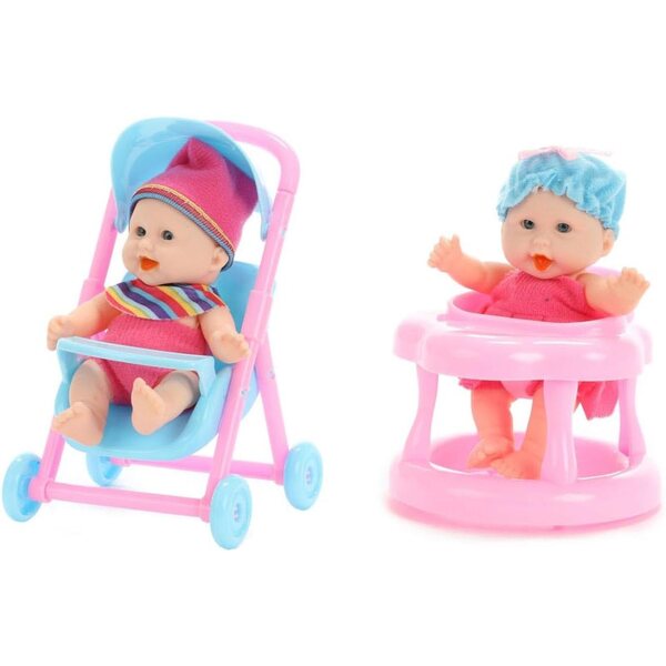 Mini-Sitzpuppe 12 cm Spielzeug für Kinder mit 6 verschiedenen Modellen