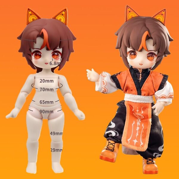Set 6 Figurines BJD niannyyhouse Nagi Cloud Ruins 1/12 avec vêtements et articulations