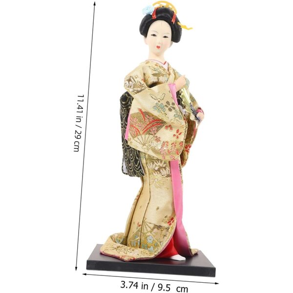 VICASKY bambole Kimono Japonaise in Seta - Decorazione Elegante per Casa e Ufficio