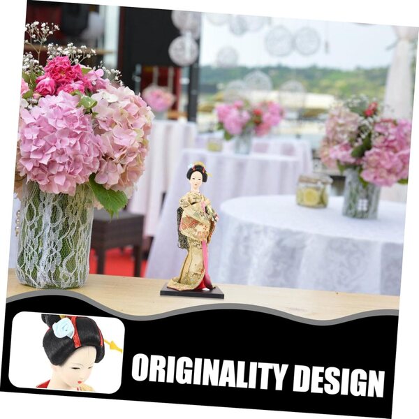 VICASKY bambole Kimono Japonaise in Seta - Decorazione Elegante per Casa e Ufficio