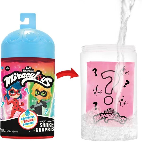 Miraculous Ladybug Magic Heroez Pop Surprise: scoprili tutti con acqua e magia