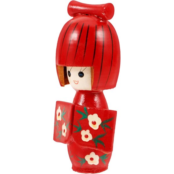 Japanische Kimono-Holzpuppe, 10 cm, traditionelle Innendekoration