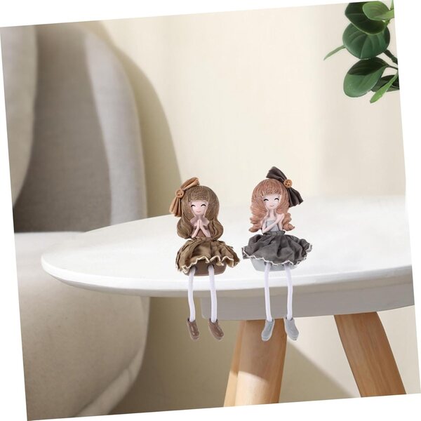 VICASKY Set 2 Figurine Fata in Resina Decorazione Elegante per Casa e Ufficio