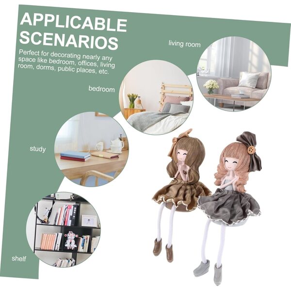 VICASKY Set 2 Figurine Fata in Resina Decorazione Elegante per Casa e Ufficio
