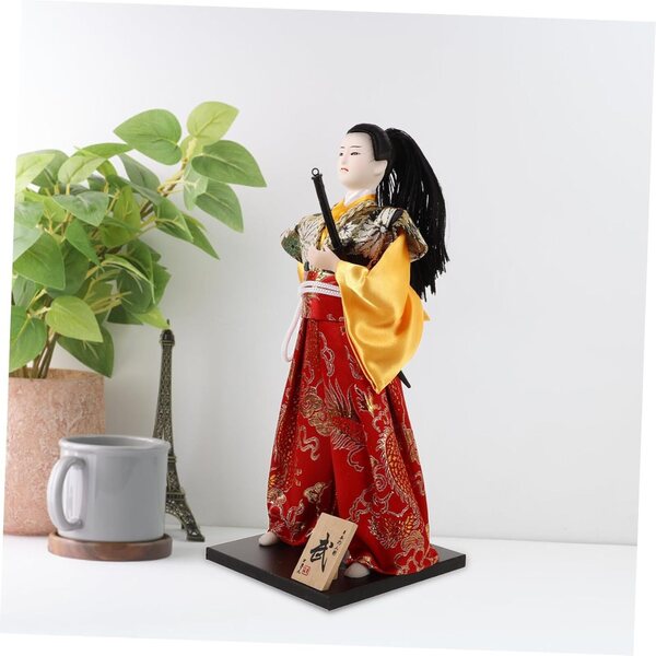VICASKY Japonaise Samouraï-Puppen: Traditionelle Innen- und Tischdekoration