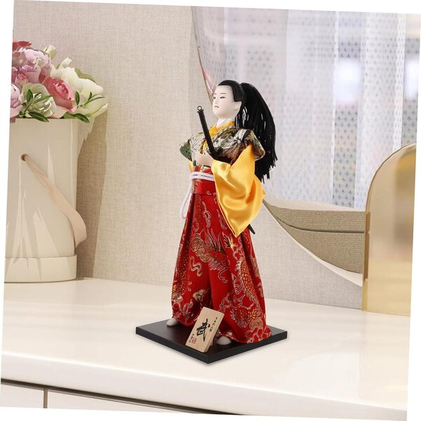 VICASKY Japonaise Samouraï-Puppen: Traditionelle Innen- und Tischdekoration