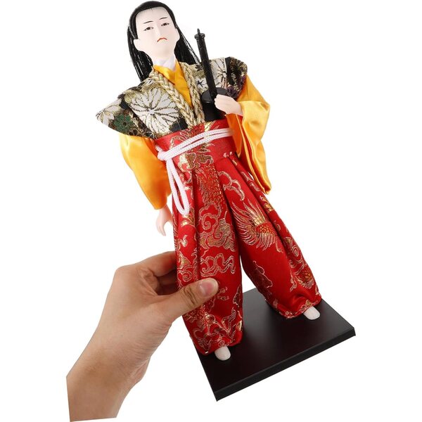 VICASKY Japonaise Samouraï-Puppen: Traditionelle Innen- und Tischdekoration
