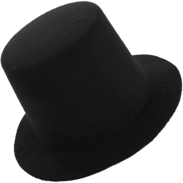 VICASKY Mini cappello cilindrico nero per bambola - accessorio per giochi di ruolo